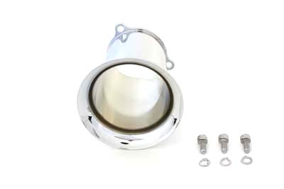 Chrome 4" Alloy Velocity Stack for S&S Super E and G Carbs