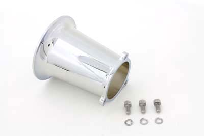 Chrome 4" Alloy Velocity Stack for S&S Super E and G Carbs