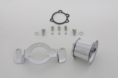 Chrome 2.5 in. Velocity Stack Kit for Harley 1984-1989 Big Twins