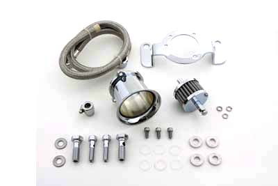 Chrome Velocity Stack with SS Kit for 2000-2007 Big Twin