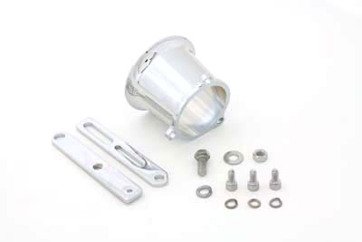 Chrome Black Hose Velocity Stack Kit for S&S E & G Carbs