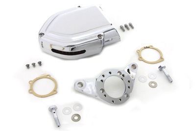 Chrome V-Charger Air Cleaner Kit for 2000-07 Harley Big Twins