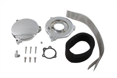 New Era Chrome Air Cleaner Kit for 1972-89 Big Twin & XL