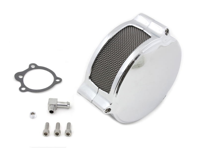 New Era Chrome Air Cleaner Kit for 1972-89 Big Twin & XL