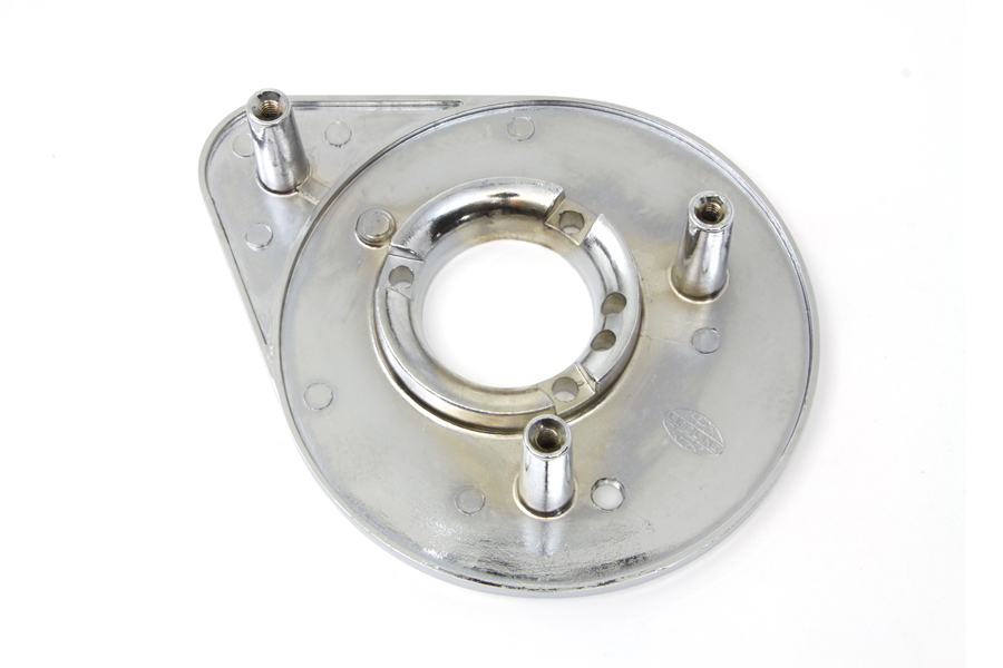 Chrome Alloy Air Cleaner Backing Plate for 1972-1976 Bendix-Keihin