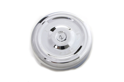 Chrome Round Bobbed Style 8" Air Cleaner Cover