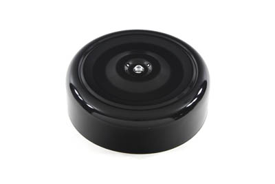 Black Round Bobbed Style 7" Air Cleaner Cover 2010-UP ST & XL