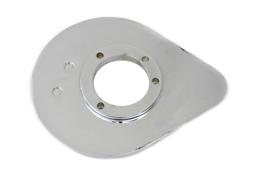 Chrome Alloy Air Cleaner Backing Plate for 1988-UP CV Carbs