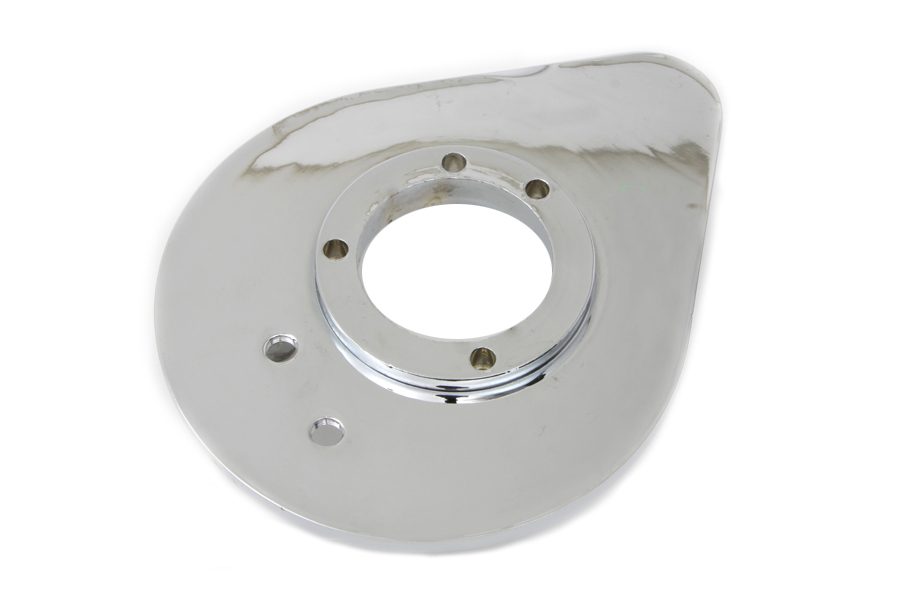 Chrome Alloy Air Cleaner Backing Plate for 1988-UP CV Carbs