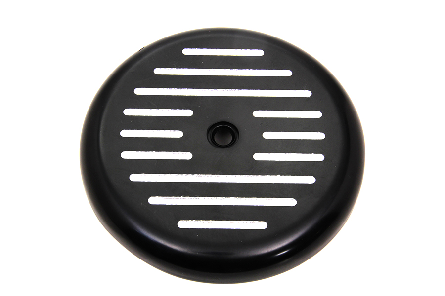 Black Ball Milled Air Cleaner Cover, Slot Design