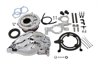 Chrome Skull Air Cleaner Kit for 1993-1999 Harley