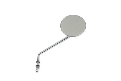 Stainless Steel Right Side Long Round Mirror for Harley Chopper