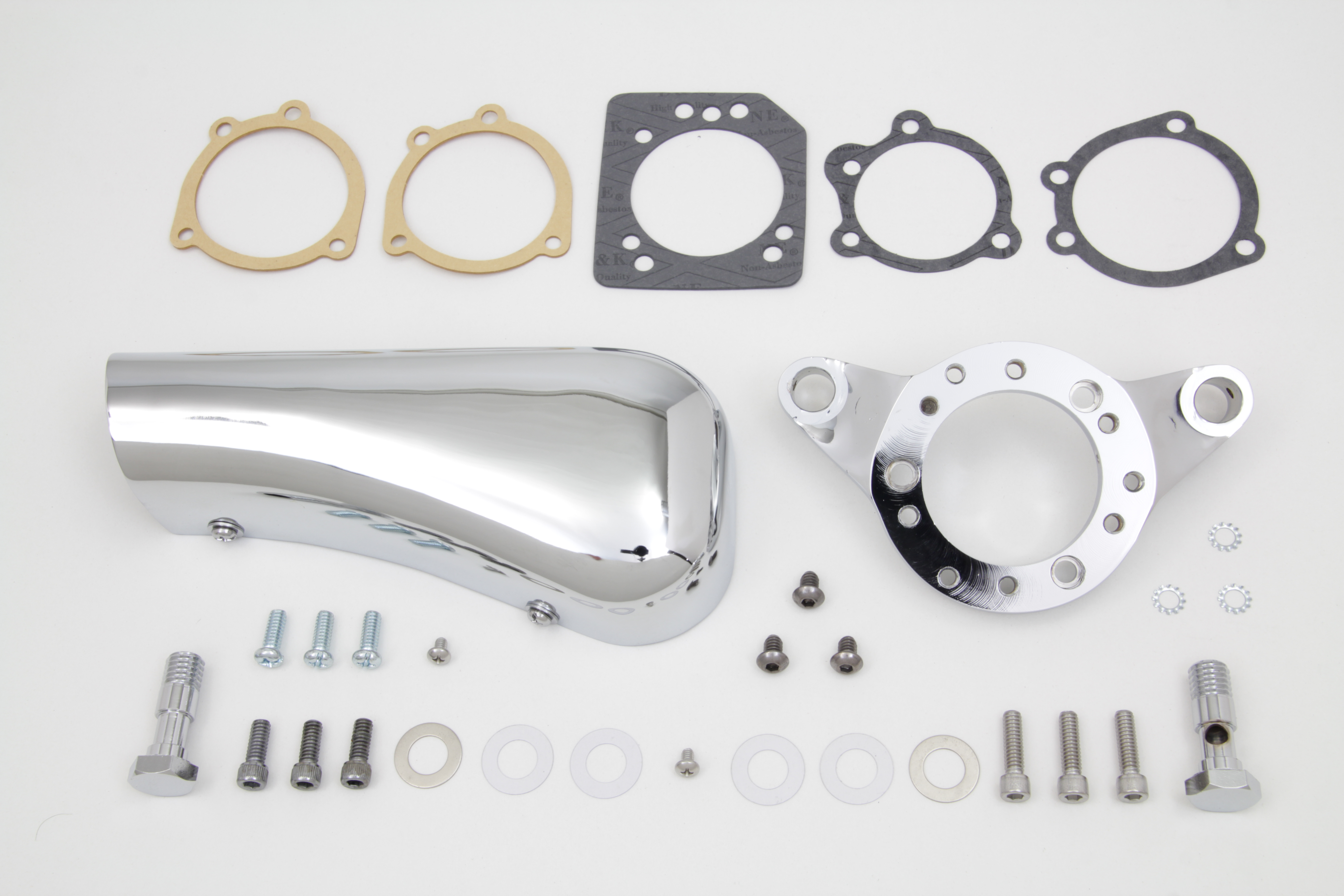 Chrome Wyatt Gatling XL 1991-UP Breather Snoot Assembly