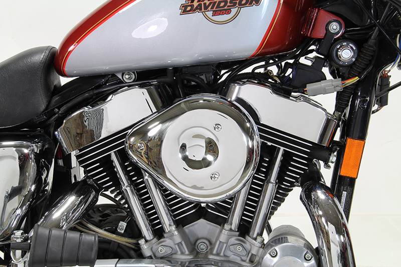 Chrome XL 1991-UP Sportsters Teardrop Gatling Air Cleaner Assembly