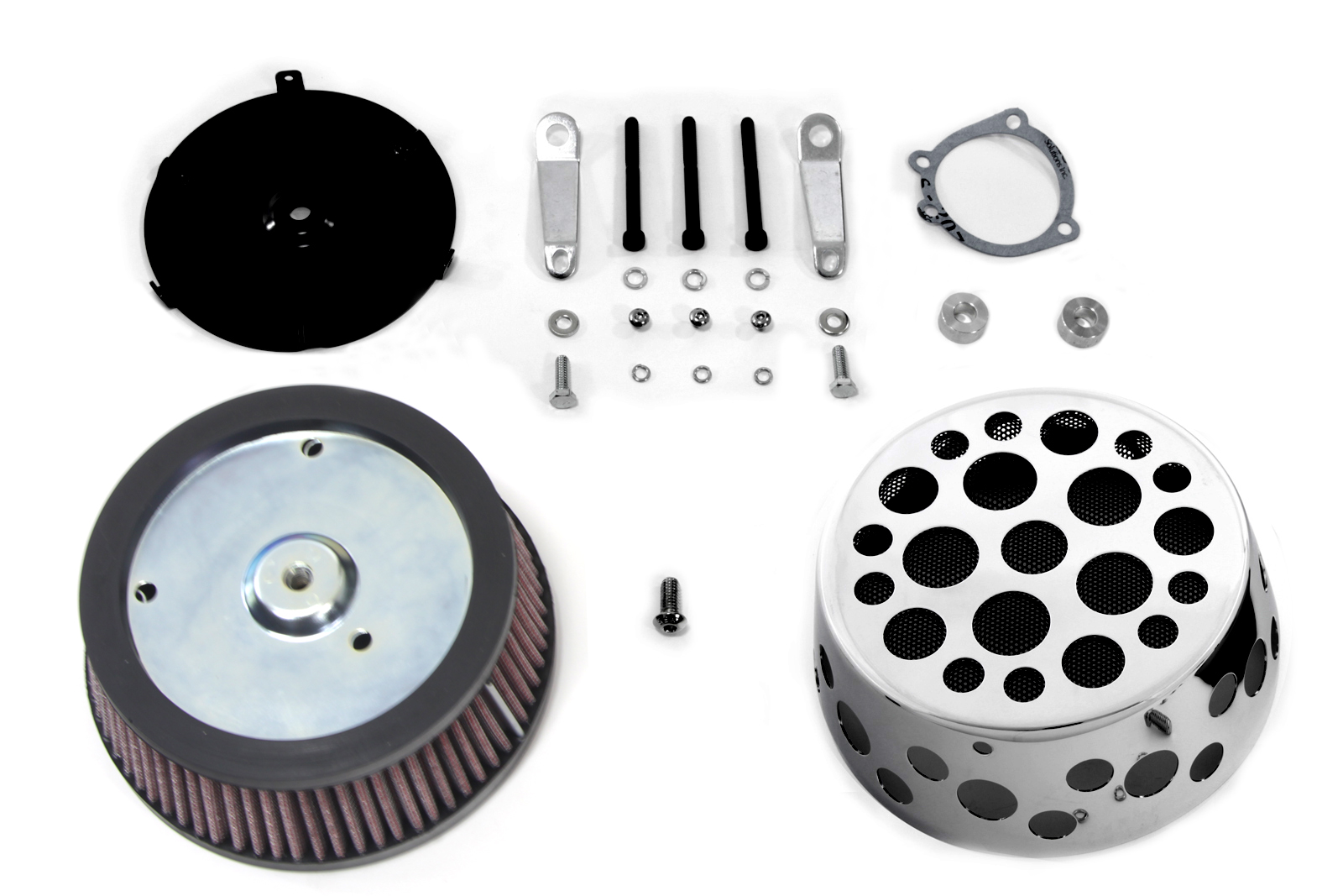 Air Cleaner Kit with Holes for 1993-UP CV & EFI