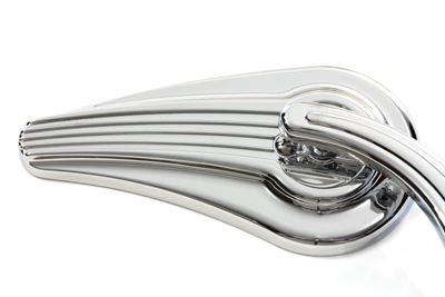 Chrome Curvado Mirror Set for Harley