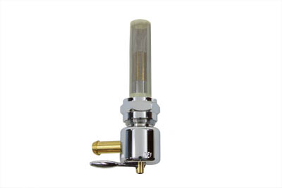 Sifton Chrome Petcock Left Spigot for 1975-95 Harley Big Twins & XL