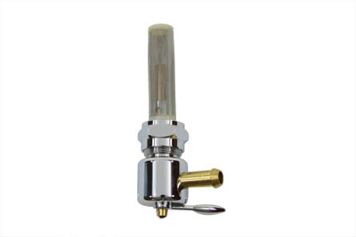 Sifton Chrome Petcock Left Spigot for 1975-95 Harley Big Twins & XL