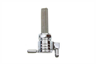 Sifton Ball Petcock Chrome Downward Outlet w/ Nut 1975-95 XL & BT