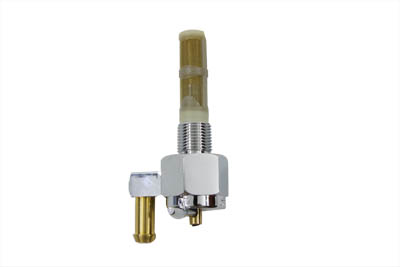 Sifton Chrome Hex Petcock Inward Spigot for 1955-74 Big Twins & XL