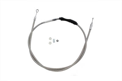72.69\" Braided Stainless Steel Clutch Cable for 1987-2006 Big Twins