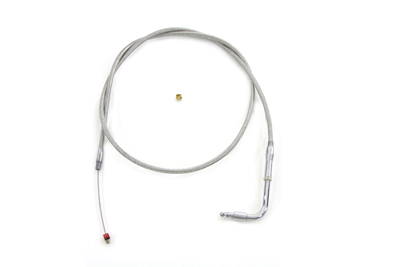 Braided Stainless Steel Idle Cable with 39" Casing