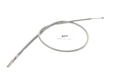Stainless Steel Clutch Cable with 57.75" Casing for FLT & FXRS 1980-82
