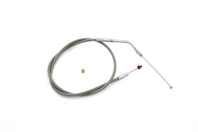 54.25" Braided Stainless Steel Clutch Cable for 5-Speed FXST 1986