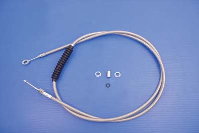 64.75" Braided Stainless Steel Clutch Cable for Harley FXR 1987-1994