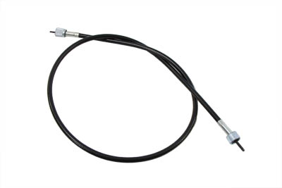 Harley XL 1974-1980 Sportster 38.75" Black Tachometer Cable