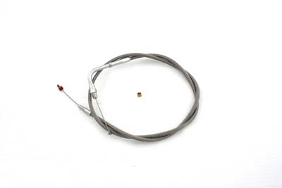 Braided Stainless Steel Throttle Cable for Harley FXSTS 1990-1995