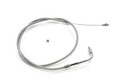 Braided Stainless Steel Idle Cable for Harley FXSTS 1990-1995