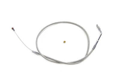 36" Stainless Steel Idle Cable for Harley XL 1996-2001 Sportsters