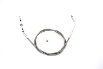 Braided Stainless Steel Throttle Cable with 46" Casing for HS40