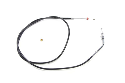 Black Throttle Cable w/ 43.635 Casing for 1981-1989 Big Twins & XL