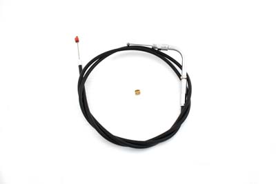 Black Throttle Cable with 46.375" Casing for 1981-1989 Touring