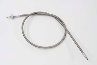 40" Braided Stainless Steel Speedometer Cable