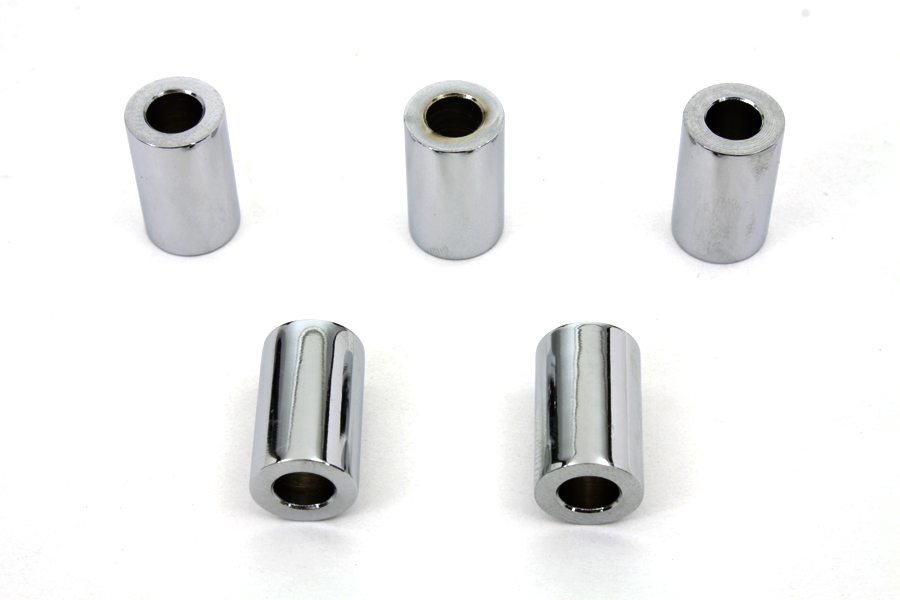 Chrome Spacers 5/16" x 3/4" x 1" - 5 Pack