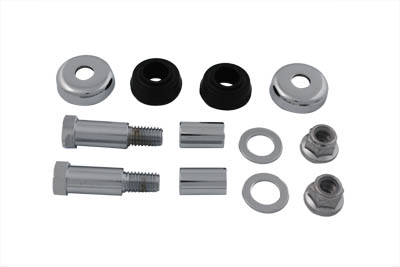 Harley FXST & FLST 2000-UP Softail Shock Stud Kit Chrome