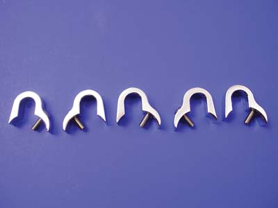 Chrome G Clamp 7/16" for All Harley Models