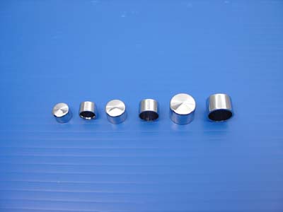 Chrome Allen Cap 1/4", 5/16" and 3/8" Assortment 300 Pack