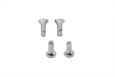 Oval Head Slotted Chrome Screws for Air Cleaners