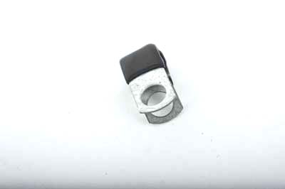 Vinyl Coated 1/4" Cable Clamp w/ 1/4" Mount Hole