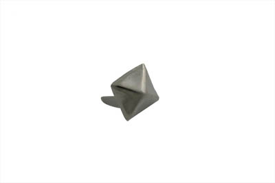 3/8" Pyramid Saddlebag Spots Bright Nickel - 50 Pack