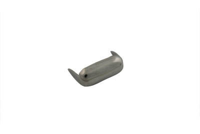 5/8" Oval Saddlebag Spots Bright Nickel - 50 Pack