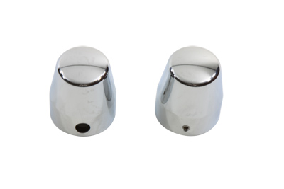 Harley 1987-2006 Softails Chrome Rear Axle Caps Smooth Style