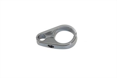 Chrome Clutch Cable Clamp 1-1/8" to Frame Tube