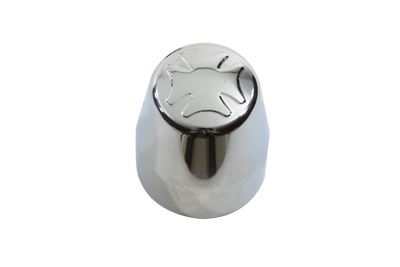 Chrome Rear Axle Nut Caps Maltese Style 1987-2006 Big Twin ST