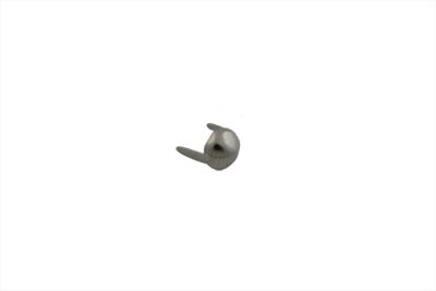 1/4" Pointed Saddlebag Spots Nickel - 50 Pack