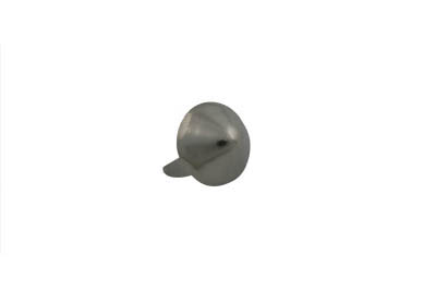1/2" Pointed Saddlebag Spots Nickel - 50 Pack